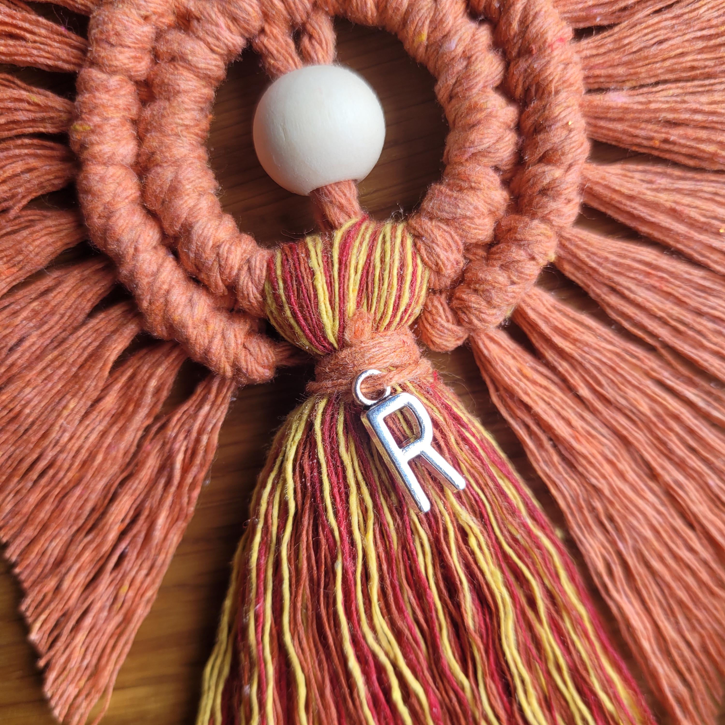 Pumpkin Patch Macrame Angel