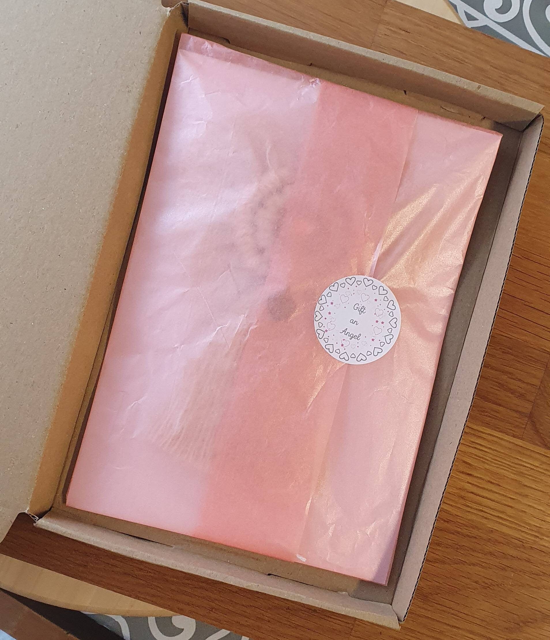 Natural Angel with lovely 'Antique' tibetan silver heart charm  Macrame Angel