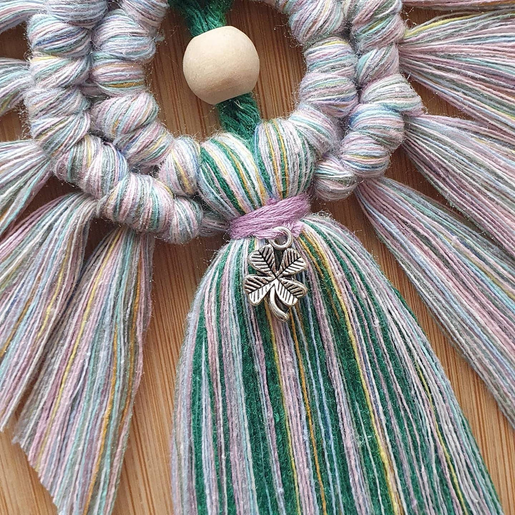 Lucky Angel / Good Luck Angel 100% cotton. Handmade. Decorations, Gifts, Home Decor, Personalised Greeting, Someone Special. Friendship gift