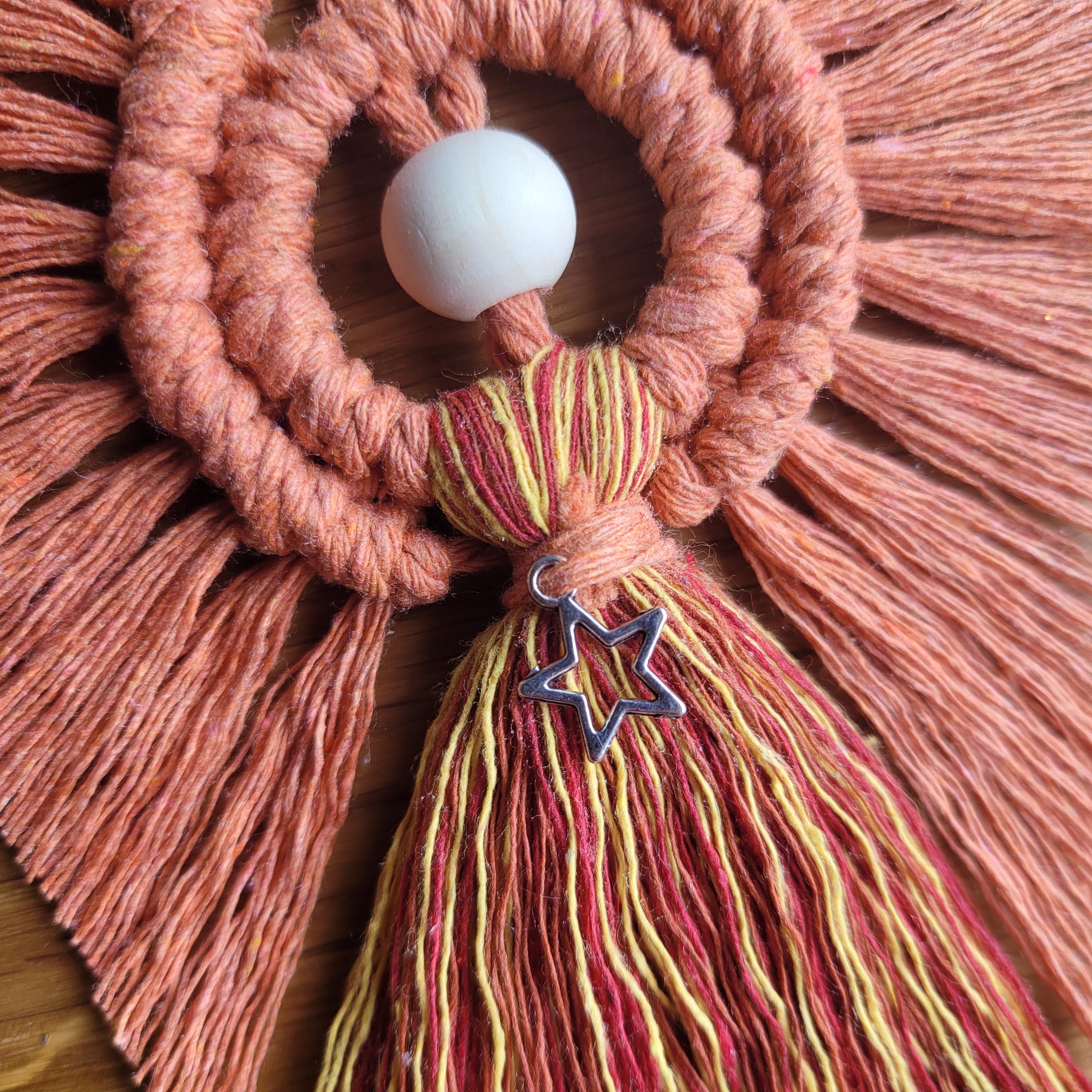 Pumpkin Patch Macrame Angel