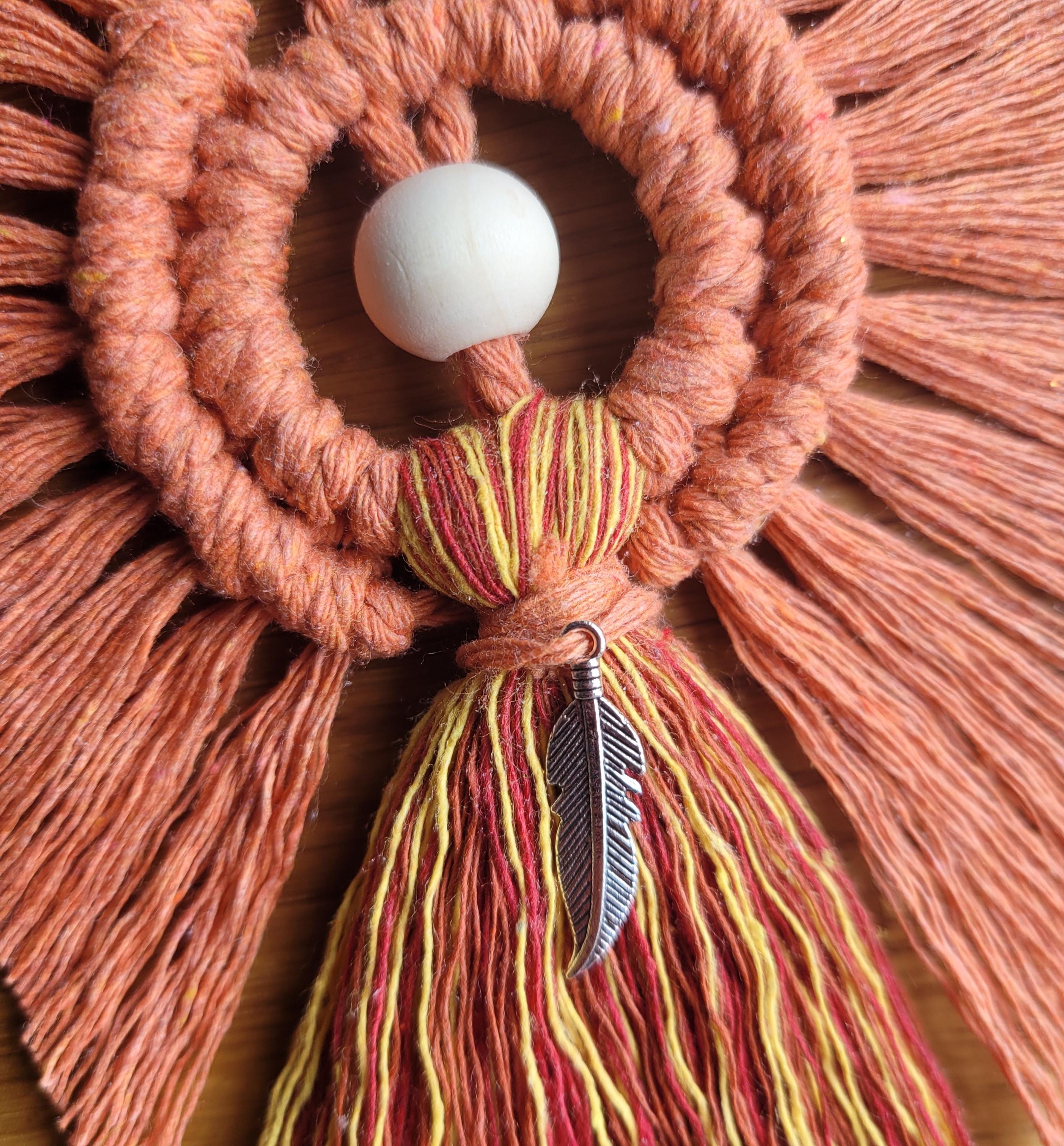 Pumpkin Patch Macrame Angel